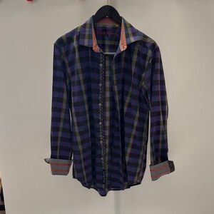 Robert Graham Multicolor Plaid Button Down Shirt